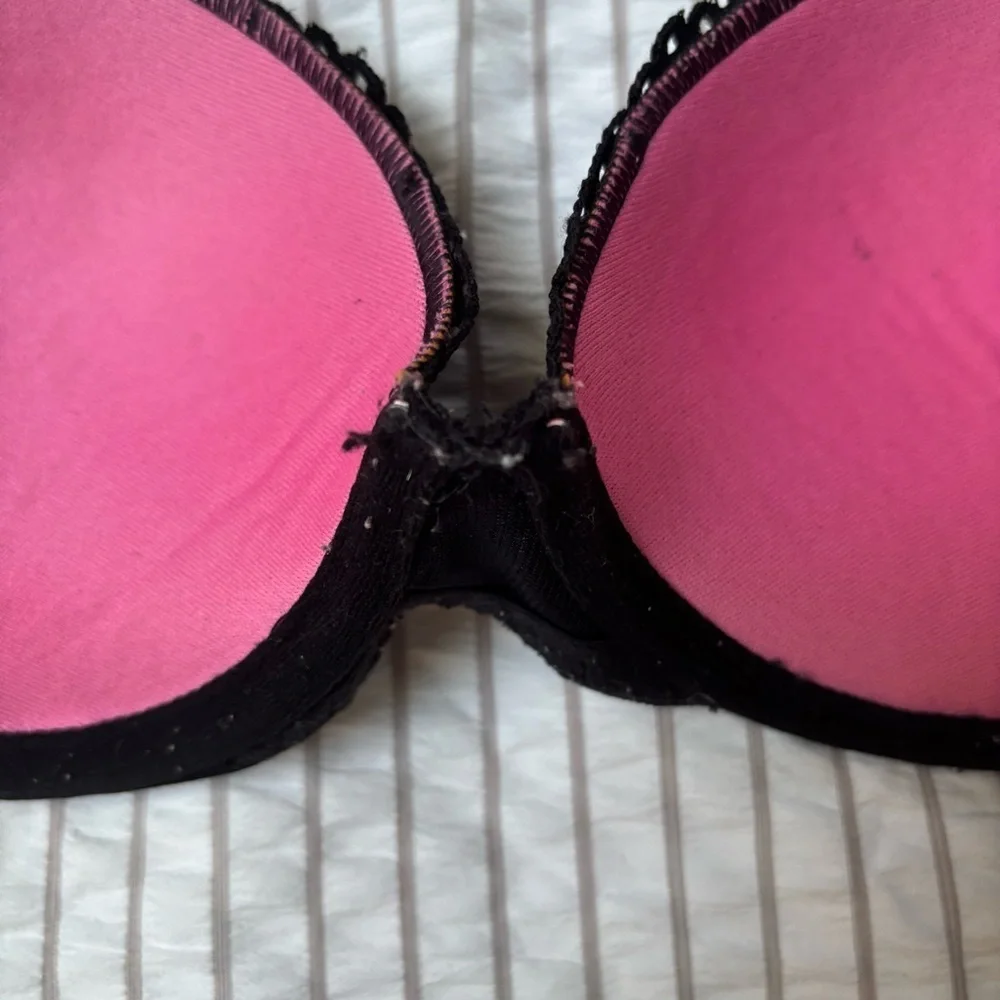 Elegant Black Lace push up Bra